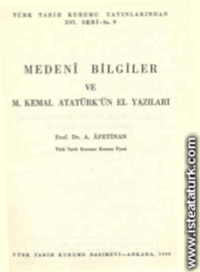 Atatürk'ün Yazdığı Kitaplar7